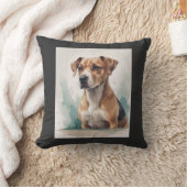Coussin Portrait de chien aquarelle (Couverture)