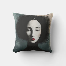 Portrait de femme sans visage artistique