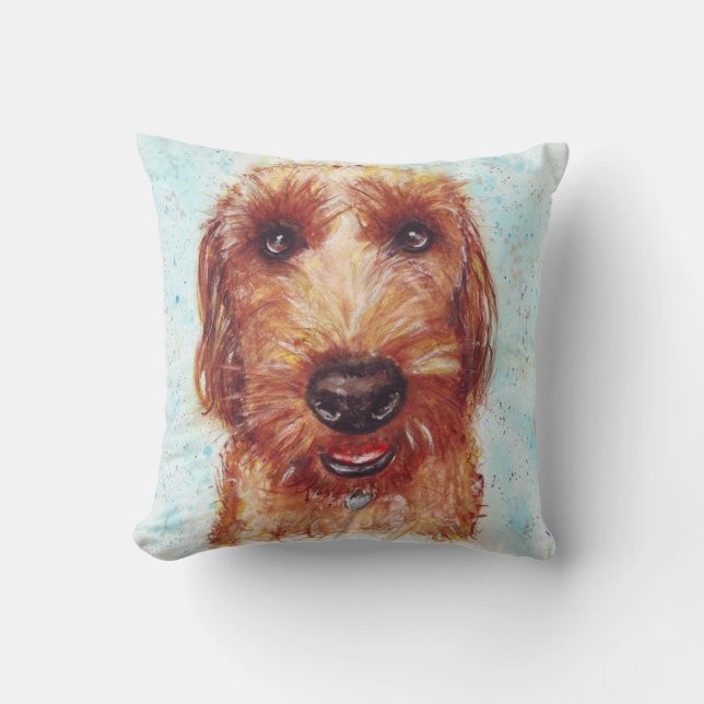 Coussin Portrait de Jackapoo (Recto)