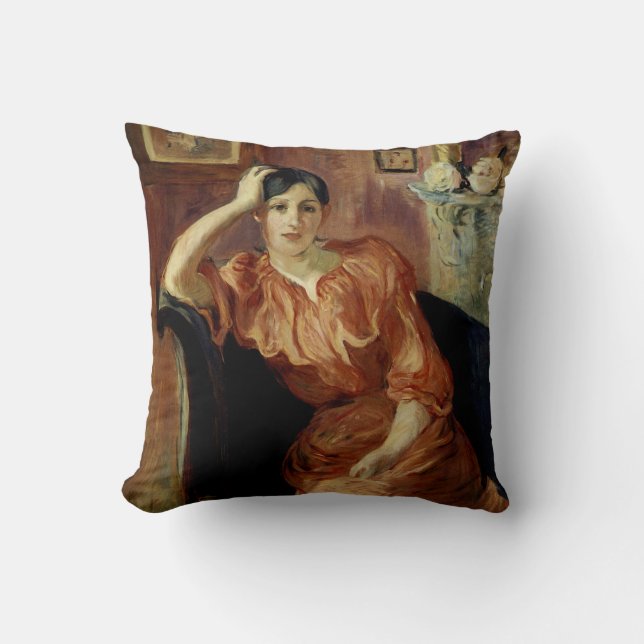 Coussin Portrait de Jeanne Pontillon (Recto)