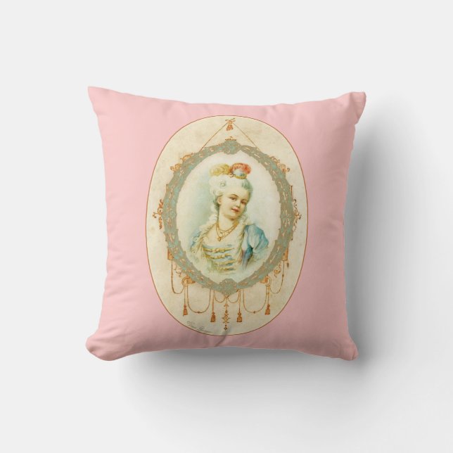 Coussin Portrait de la jeune Marie Antoinette (Recto)