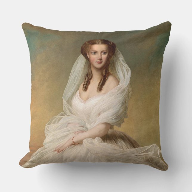 Coussin Portrait De La Princesse Alexandra (Recto)