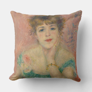 Coussin Portrait de l'actrice Jeanne Samary, Auguste Renoi