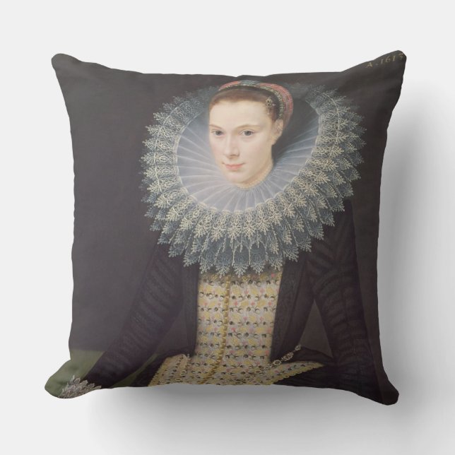 Coussin Portrait de Madame, 1613 (huile sur le panneau) (Recto)