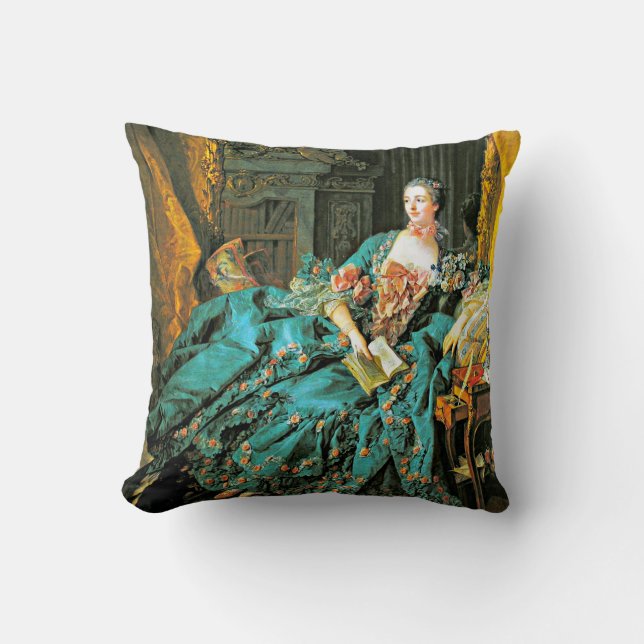 Coussin Portrait de Madame de Pompadour (Recto)