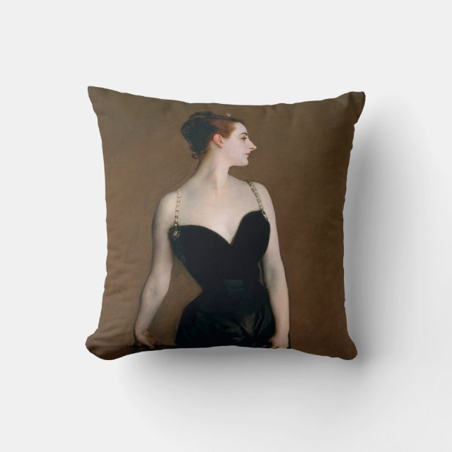 Coussin Portrait de Madame X par John Singer Sargent avec  (Recto)