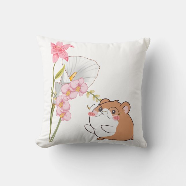Coussin Portrait de Manhwa Chic (Recto)