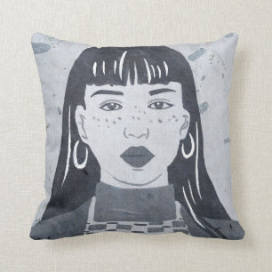 Coussin Portrait de nuit