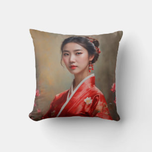 Coussin Portrait de princesse chinoise