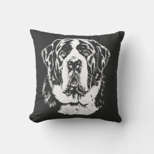 Coussin Portrait de Saint-Bernard Vêtements minimalistes