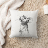 Coussin Portrait de Souris Mignon (Couverture)
