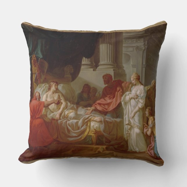 Coussin Portrait de Suger, abbé de St Denis (1082-1152), (Recto)