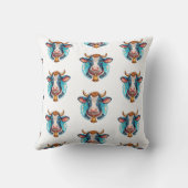 Coussin Portrait de tête de vache (Verso)