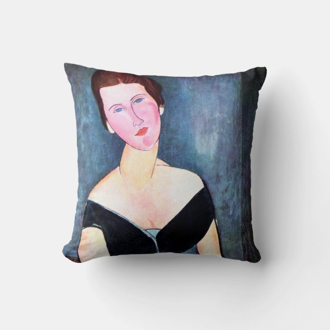 Coussin Portrait de Woman (Recto)