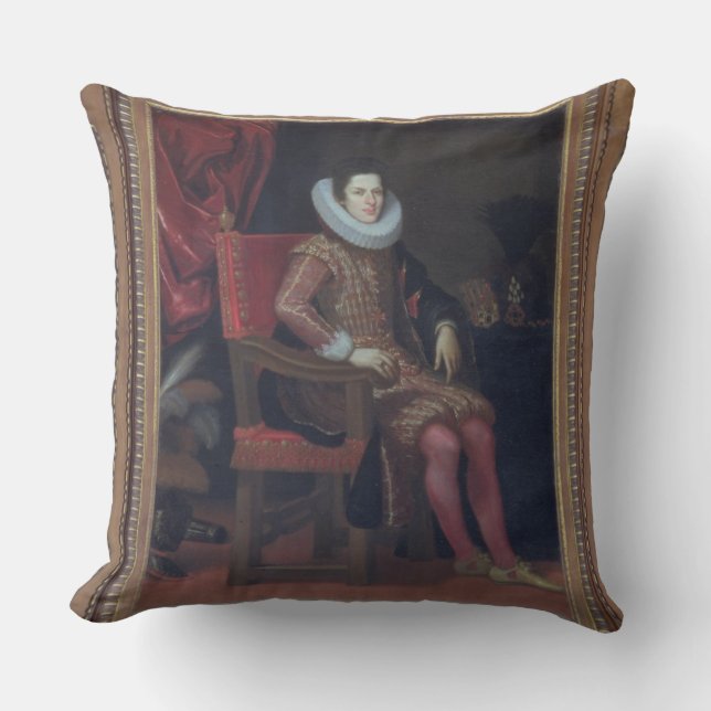 Coussin Portrait du de'Medici de Cosimo II (1590-1621) (Recto)
