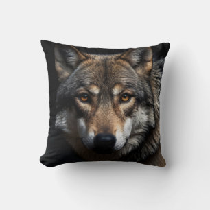 Coussin Portrait du loup