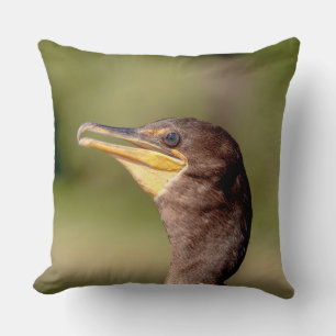 Coussin Portrait d'un Cormorant