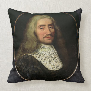 Coussin Portrait d'un monsieur (huile sur la toile)