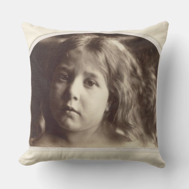 Coussin Portrait d'une jeune fille (copie d'albumen d'un (Recto)