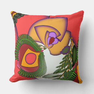 Coussin Portrait Floral Explosé