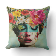 Portrait Floral Vintage