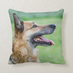 Coussin Portrait latéral du berger allemand