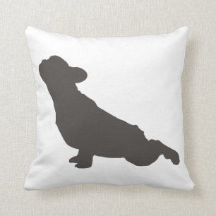 Coussin Pose de yoga de bouledogue français