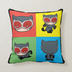 Coussin Poses de caractères Chibi Catwoman