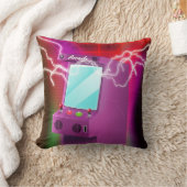 Coussin Poster d'arcade rétro des années 1980 (Couverture)