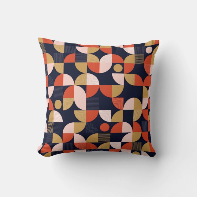 Coussin Poster d'art en forme simple scandinave (Recto)
