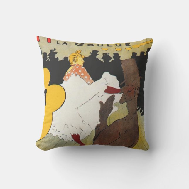 Coussin Poster d'art Toulouse Lautrec (Recto)