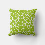 Coussin Poster de animal Apple Green Giraffe (Verso)