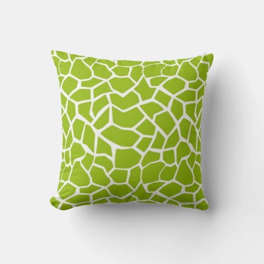 Coussin Poster de animal Apple Green Giraffe (Recto)