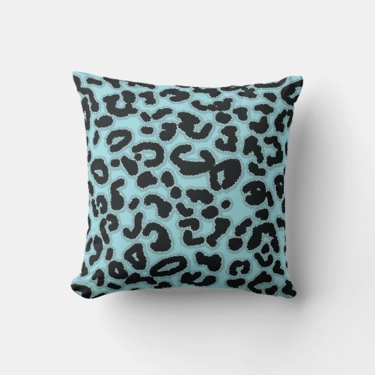 Coussin Poster de animal Blizzard Blue Leopard (Recto)
