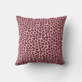 Coussin Poster de animal de léopard d'or Rose (Verso)