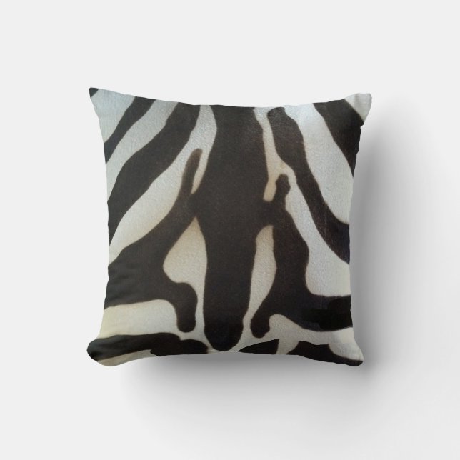Coussin Poster de animal de zèbre (Recto)