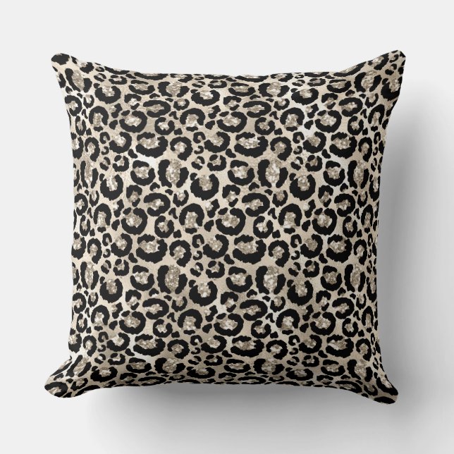 Coussin Poster de animal Gold/Black Luxury (Recto)