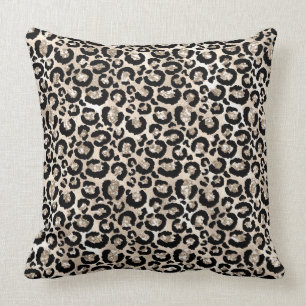 Coussin Poster de animal Gold/Black Luxury