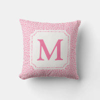 Poster de animal rose chaud | Cabane de monogramme