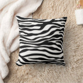 Coussin Poster de animal Zèbre noir et blanc (Couverture)