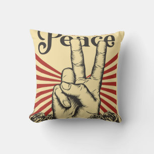 Coussin Poster de paix