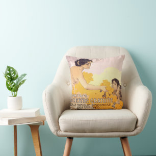 Coussin Poster italien vintage 1917