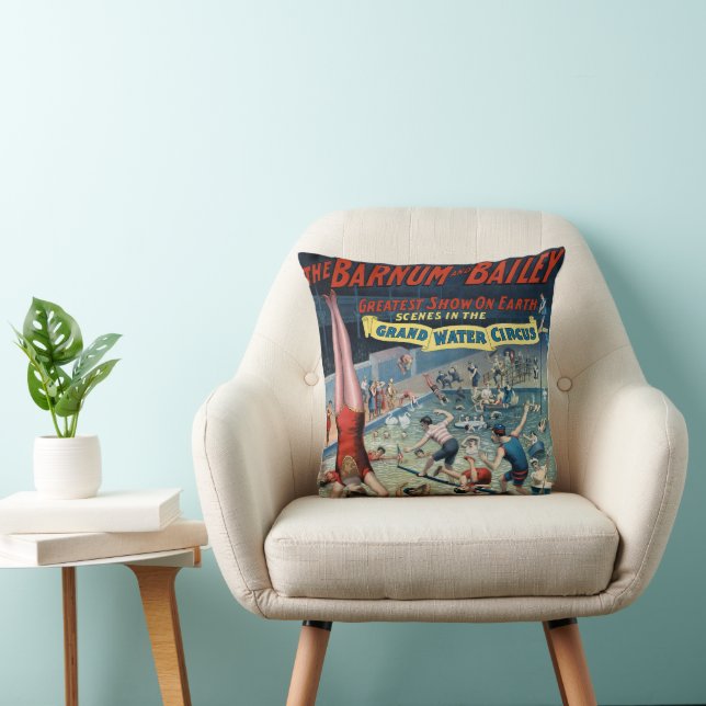 Coussin Poster vintage Barnum & Bailey Circus (Chaise)