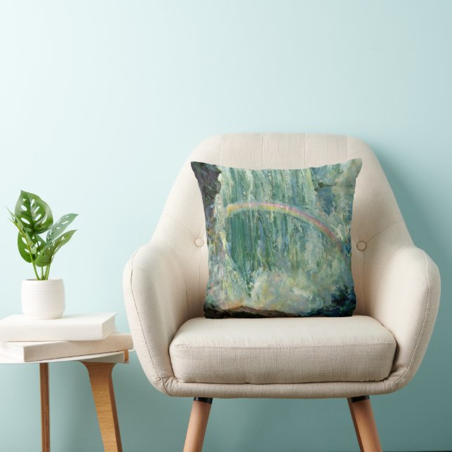 Coussin Poster Vintage voyage Pour Niagara Falls (Chaise)