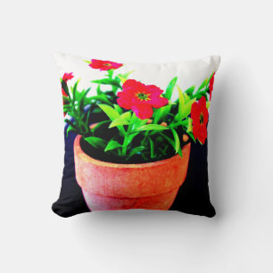 Coussin Pot de fleurs