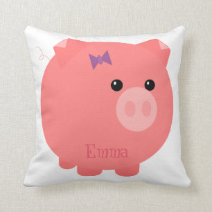 Coussin potelé rose mignon de porc