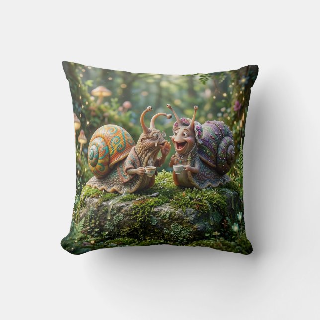 Coussin Potins de Gastéropodes (Recto)