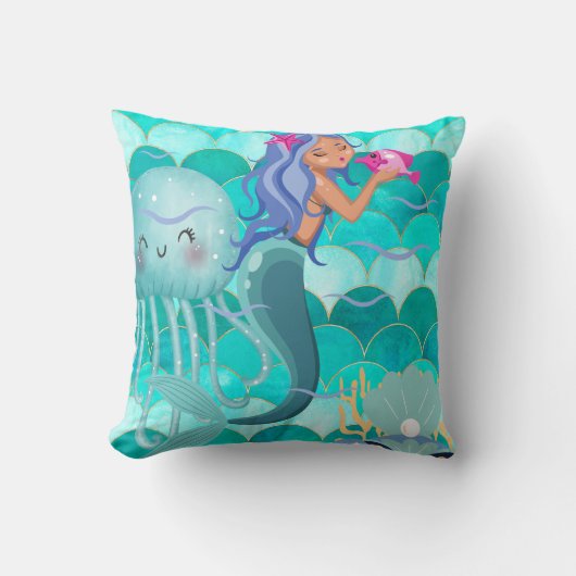 Coussin Poudre de sirène (Recto)