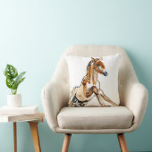 Coussin Poulain ocre (Chaise)