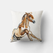 Coussin Poulain ocre (Verso)